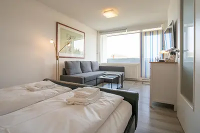 Ein Bett oder Betten in einem Zimmer der Unterkunft Luna