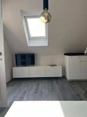 Ein Sitzbereich in der Unterkunft Ferienwohnung am Rachental