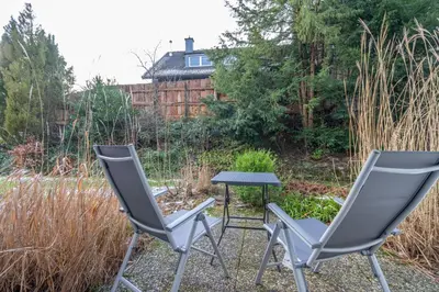 Ein Garten an der Unterkunft Studio Seeblick
