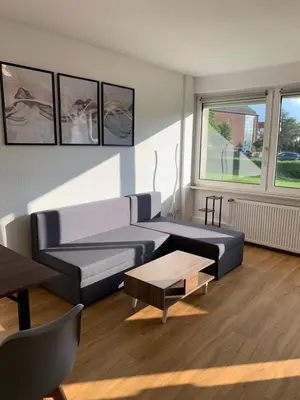 Ein Sitzbereich in der Unterkunft MyCha3 Ferienwohnung