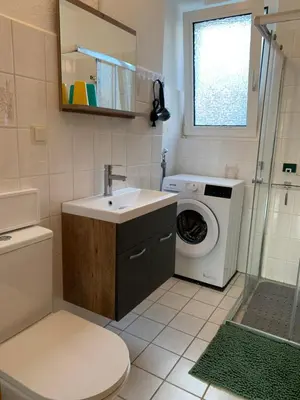 Ein Badezimmer in der Unterkunft MyCha3 Ferienwohnung