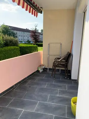 Ein Balkon oder eine Terrasse in der Unterkunft MyCha3 Ferienwohnung