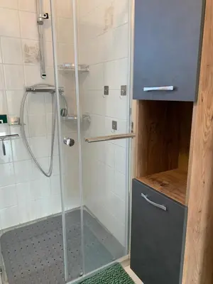 Ein Badezimmer in der Unterkunft MyCha3 Ferienwohnung