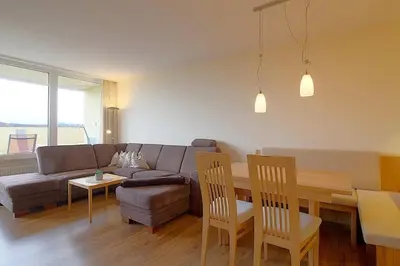Ein Sitzbereich in der Unterkunft Apartment 582