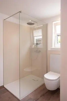 Ein Badezimmer in der Unterkunft Haus am rauschenden Wasser