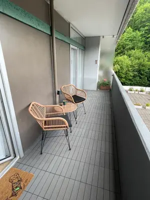 Ein Balkon oder eine Terrasse in der Unterkunft Fundis Apartment