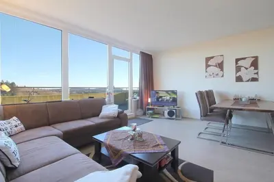 Ein Sitzbereich in der Unterkunft Penthouse 373