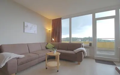 Ein Sitzbereich in der Unterkunft Penthouse 373