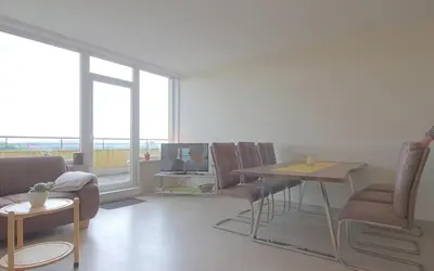 Ein Sitzbereich in der Unterkunft Penthouse 373