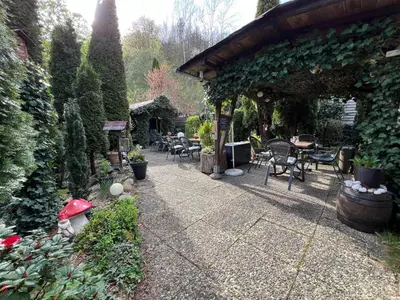 Ein Garten an der Unterkunft Gemütliche Ferienwohnung Nr. 1 im Harz für max. 3 Personen