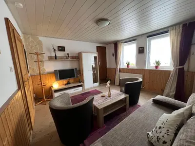 TV/Unterhaltungsangebot in der Unterkunft Gemütliche Ferienwohnung Nr. 1 im Harz für max. 3 Personen