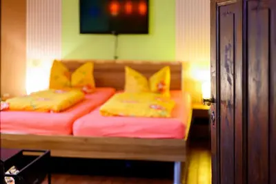 Ein Bett oder Betten in einem Zimmer der Unterkunft 