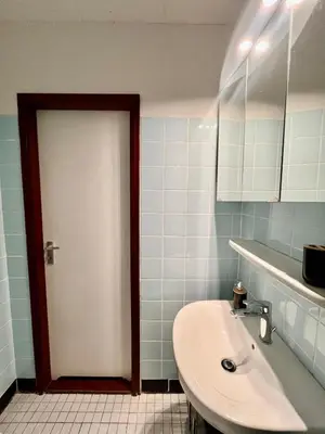 Ein Badezimmer in der Unterkunft Panoramic View Harz