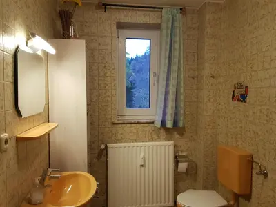 Ein Badezimmer in der Unterkunft Mittelstation