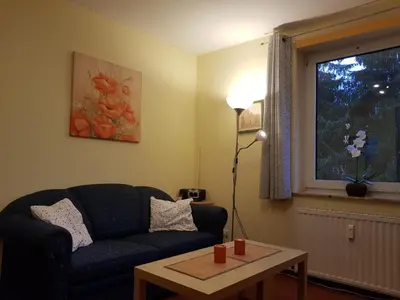 Ein Sitzbereich in der Unterkunft Mittelstation