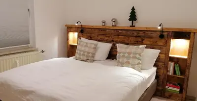 Ein Bett oder Betten in einem Zimmer der Unterkunft Talstation