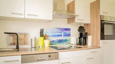 Küche/Küchenzeile in der Unterkunft Apartment Pusteblume