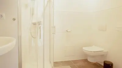 Ein Badezimmer in der Unterkunft Apartment Pusteblume