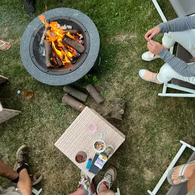 Ein für Gäste verfügbarer Grill in der Ferienwohnung