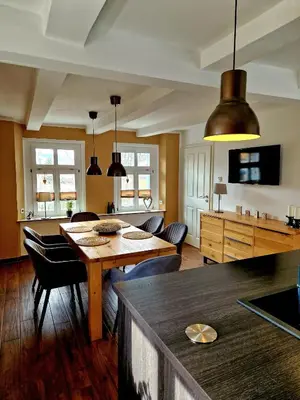 TV/Unterhaltungsangebot in der Unterkunft Ferienhaus Am Brunnen