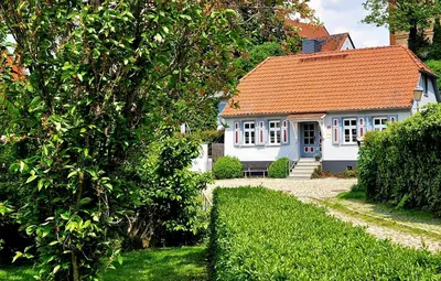 Ein Garten an der Unterkunft Ferienhaus Am Brunnen