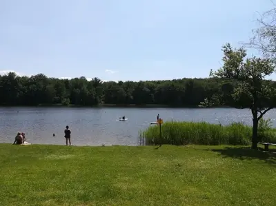 Naturlandschaft in der Nähe des Ferienhauses