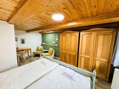 Ein Bett oder Betten in einem Zimmer der Unterkunft FeWo Dana im Haus HarzGlück