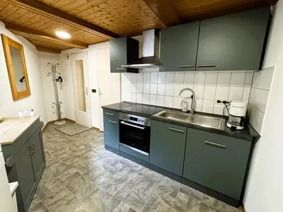 Küche/Küchenzeile in der Unterkunft FeWo Dana im Haus HarzGlück