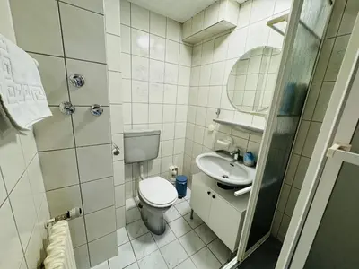 Ein Badezimmer in der Unterkunft FeWo Lucas im Haus HarzGlück