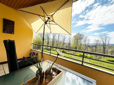 Ein Balkon oder eine Terrasse in der Unterkunft Luna
