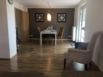 Ein Sitzbereich in der Unterkunft Ferienhaus Hahndorf