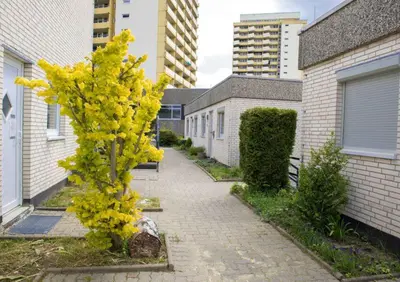 Grundriss der Unterkunft Terrassenhaus Waldläufer im Harz mit Schwimmbad