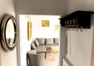 Grundriss der Unterkunft Terrassenhaus Fichtenwald im Harz mit Schwimmbad & Sauna