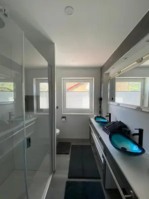 Ein Badezimmer in der Unterkunft Ferienwohnung Harztraum
