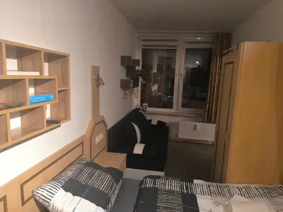 Ein Sitzbereich in der Unterkunft Waldperle Brockenblick im Panoramic Oberharz