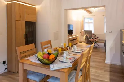 Essen in der Ferienwohnung oder in der Nähe