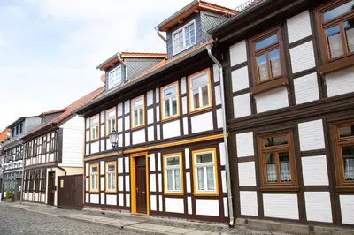 Das Gebäude in dem sich die Ferienwohnung befindet