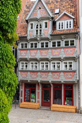 Das Gebäude in dem sich die Ferienwohnung befindet