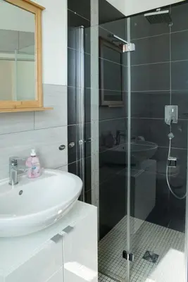 Ein Badezimmer in der Unterkunft RuDi Ferienwohnung 