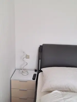 Ein Bett oder Betten in einem Zimmer der Unterkunft Wandersruh
