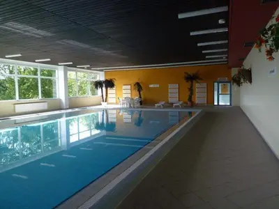 Der Swimmingpool an oder in der Nähe von Apartment 531 Hohegeiss mit Schwimmbad und Sauna