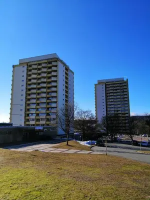 Das Gebäude in dem sich die Ferienwohnung befindet