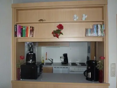 Küche/Küchenzeile in der Unterkunft Apartment 531 Hohegeiss mit Schwimmbad und Sauna