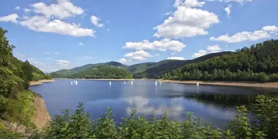 Naturlandschaft in der Nähe des Ferienhauses