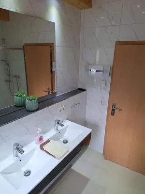 Ein Badezimmer in der Unterkunft Sonnenhof Haus 1 - OG