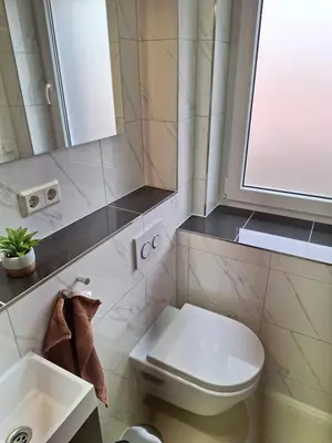 Ein Badezimmer in der Unterkunft Sonnenhof Haus 1 - OG