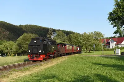 Naturlandschaft in der Nähe des Ferienhauses