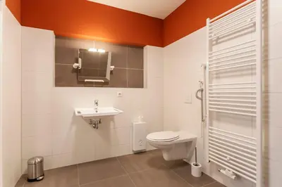 Ein Badezimmer in der Unterkunft Alte Apotheke