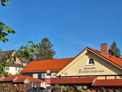 Das Gebäude in dem sich die Ferienwohnung befindet