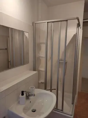 Ein Badezimmer in der Unterkunft Ferienwohnung Ruben